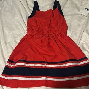 Red and Navy Nautica Sun Dress - 5